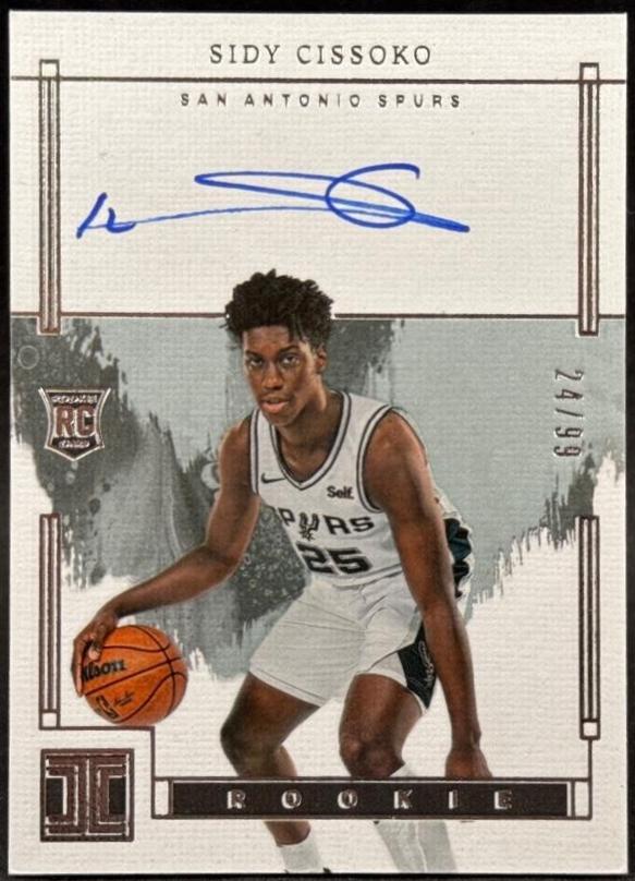 Sidy Cissoko #IRS-CIS Basketball Cards 2023 Panini Impeccable Rookie Signature