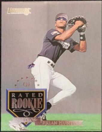 Brian Hunter #184 Baseball Cards 1995 Donruss