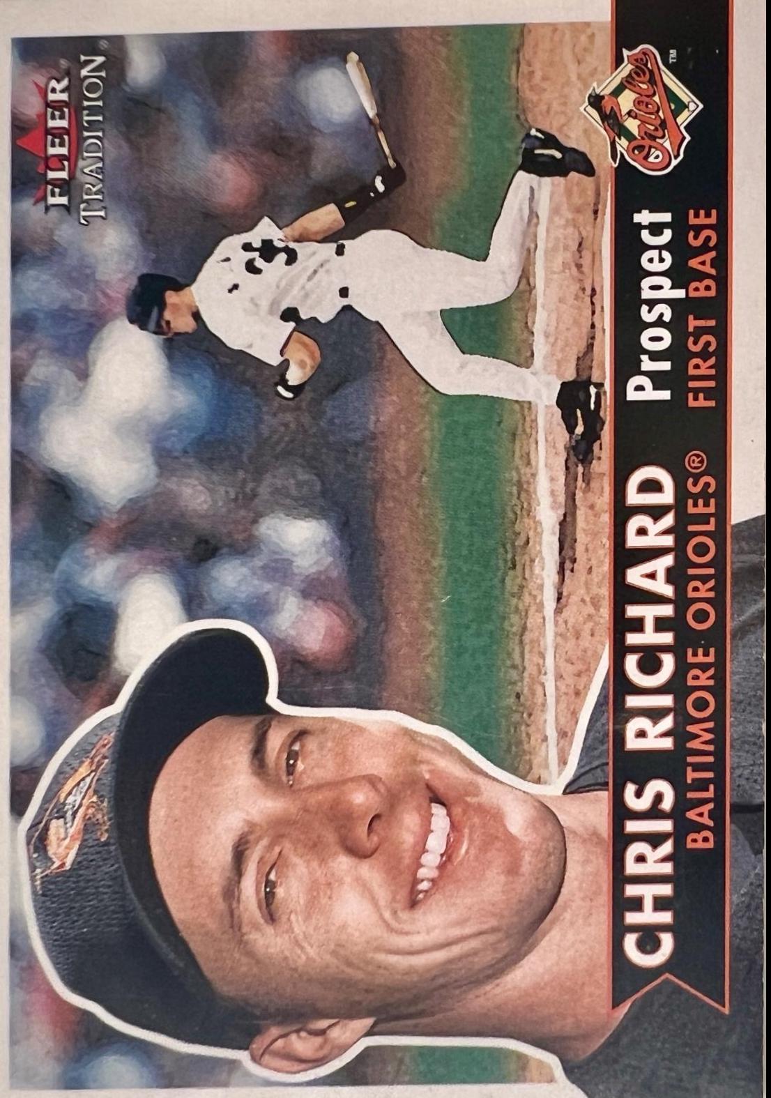 Chris Richard #365 Baseball Cards 2001 Fleer Tradition