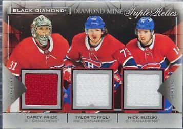 Carey Price #BDB-CP Hockey Cards 2021 Upper Deck Black Diamond