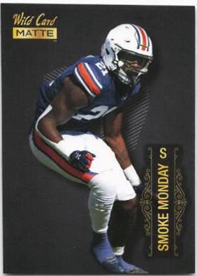 Smoke Monday #MB-102 Football Cards 2022 Wild Card Matte Black