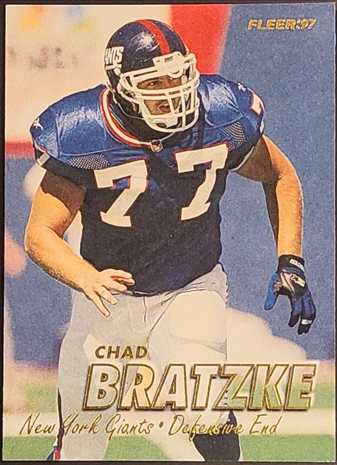 Chad Bratzke #191 1997 Fleer Football