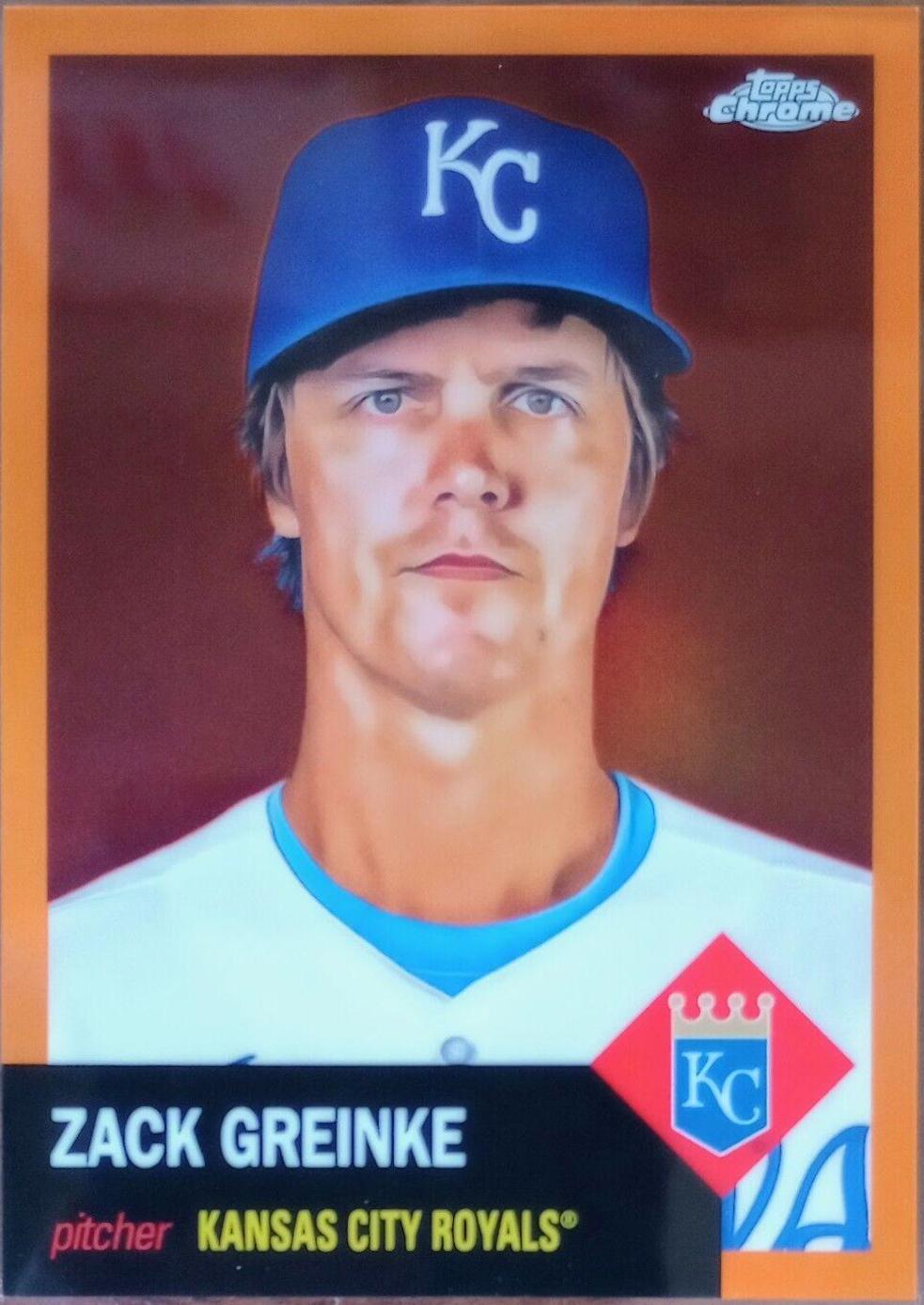 Zack Greinke [Orange Refractor] #388