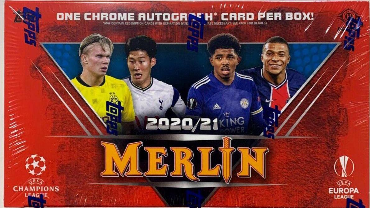 Hobby Box Soccer Cards 2020 Topps Merlin Chrome UEFA Champions League