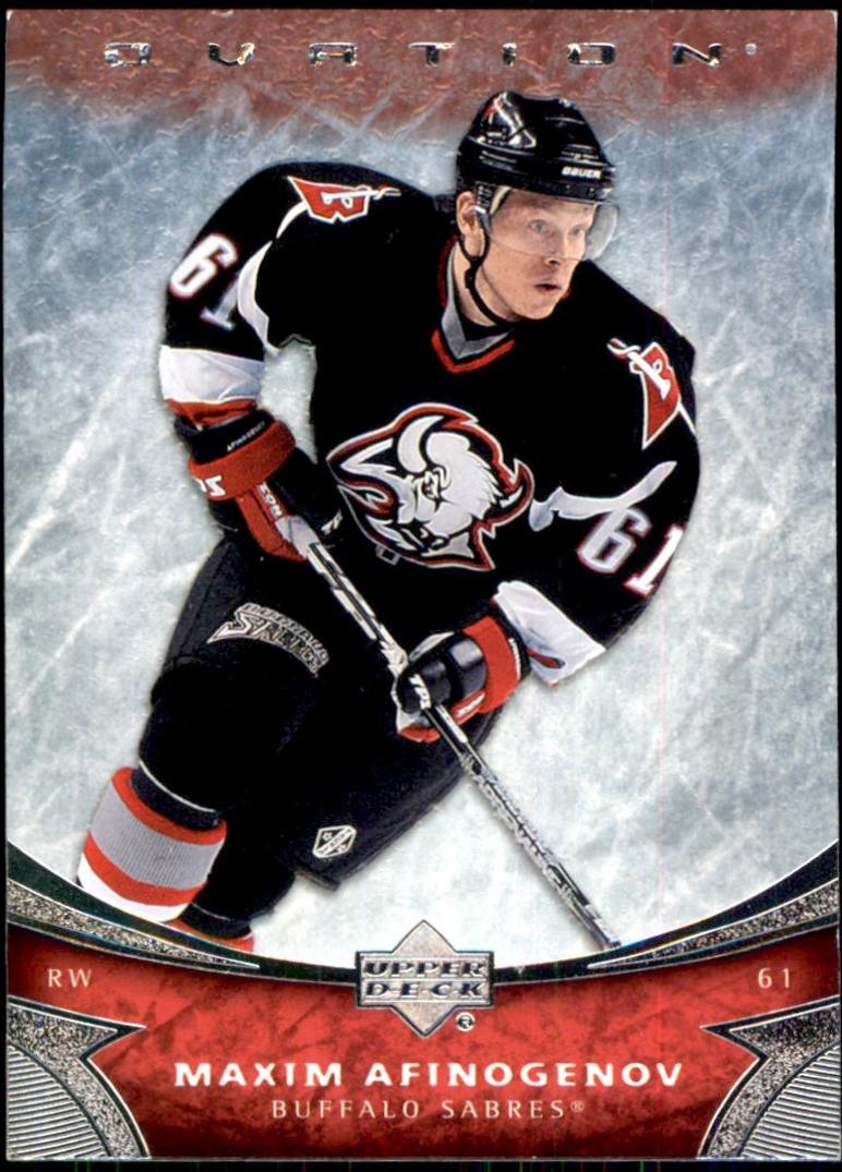 Maxim Afinogenov #108 2006 Upper Deck Ovation Hockey