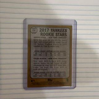Yankees 2017 Rookie Stars: Aaron Judge / Tyler Austin