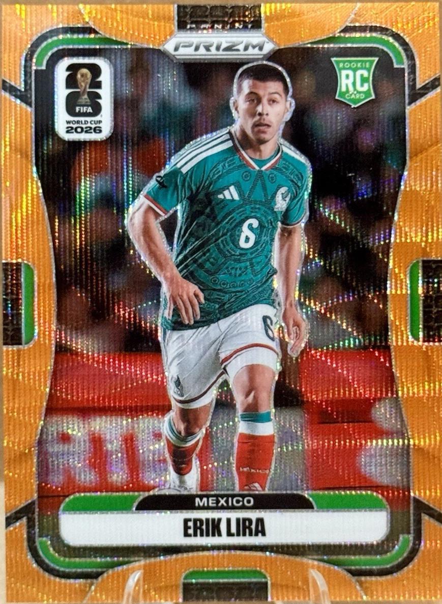 Erik Lira [Orange Wave] #286 Prices | 2026 Panini Prizm FIFA