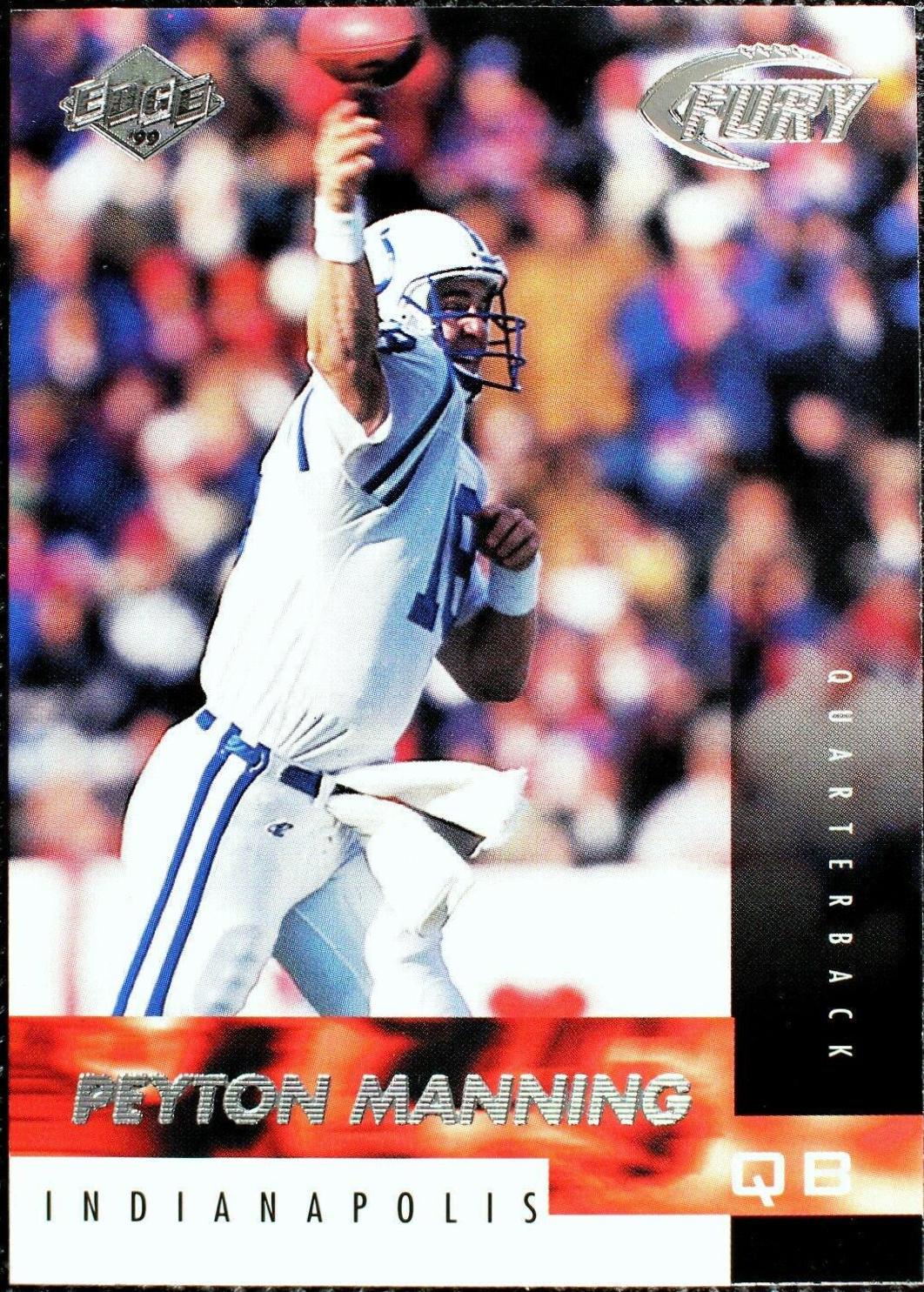 Peyton Manning #89 Football Cards 1999 Collector's Edge Fury