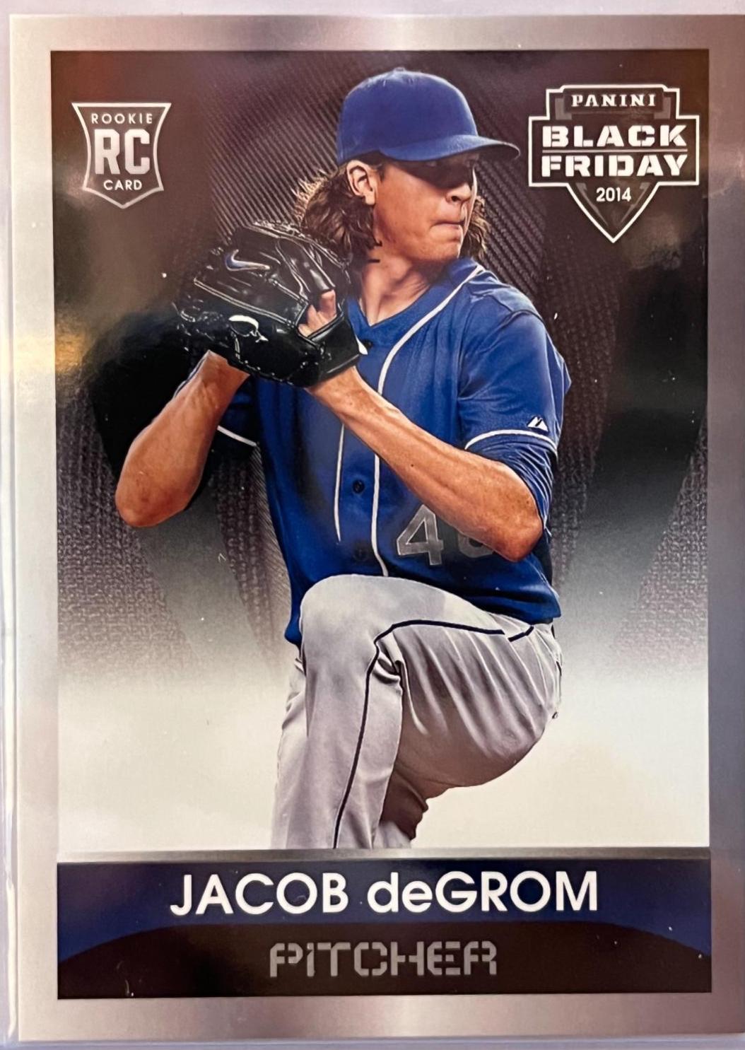 Jacob DeGrom #40 Baseball Cards 2014 Panini Black Friday