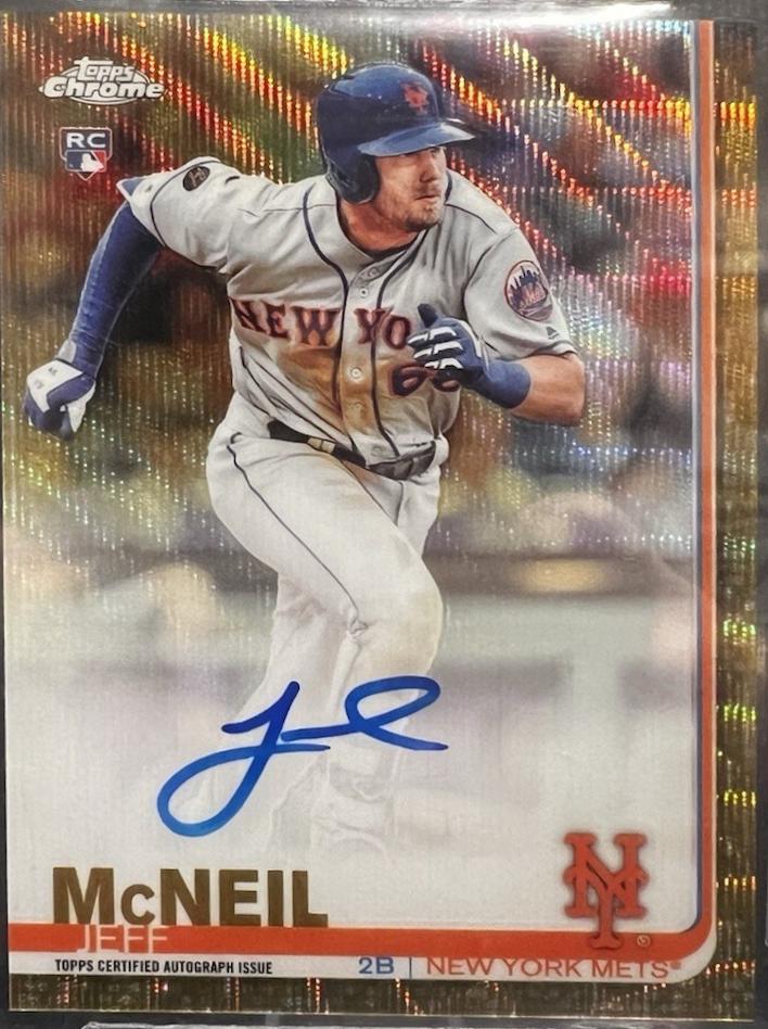 Jeff McNeil [Gold Wave Refractor] #RA-JM