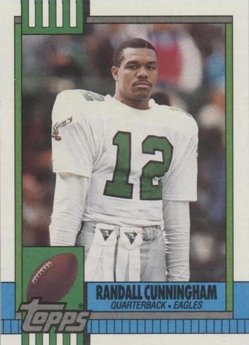 Randall Cunningham #93 Football Cards 1990 Topps