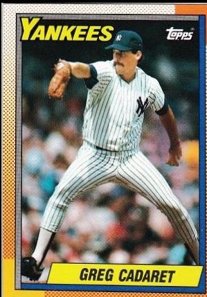 Greg Cadaret #659 Baseball Cards 1990 Topps
