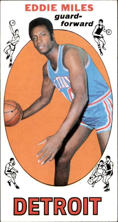 Eddie Miles #21 Basketball Cards 1969 Topps