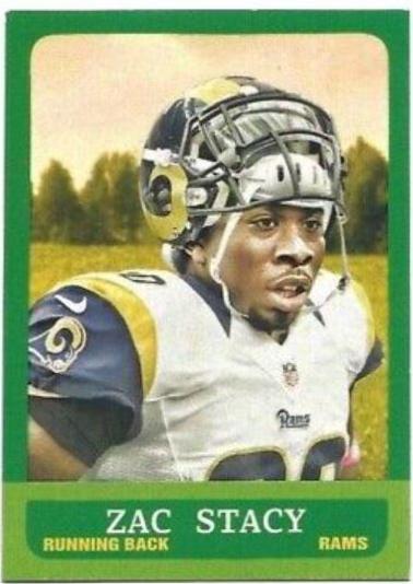 Zac Stacy Football Cards 2014 Topps Chrome Mini