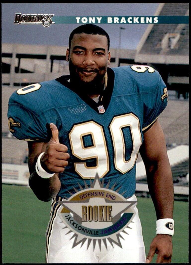 Tony Brackens #232 Football Cards 1996 Panini Donruss