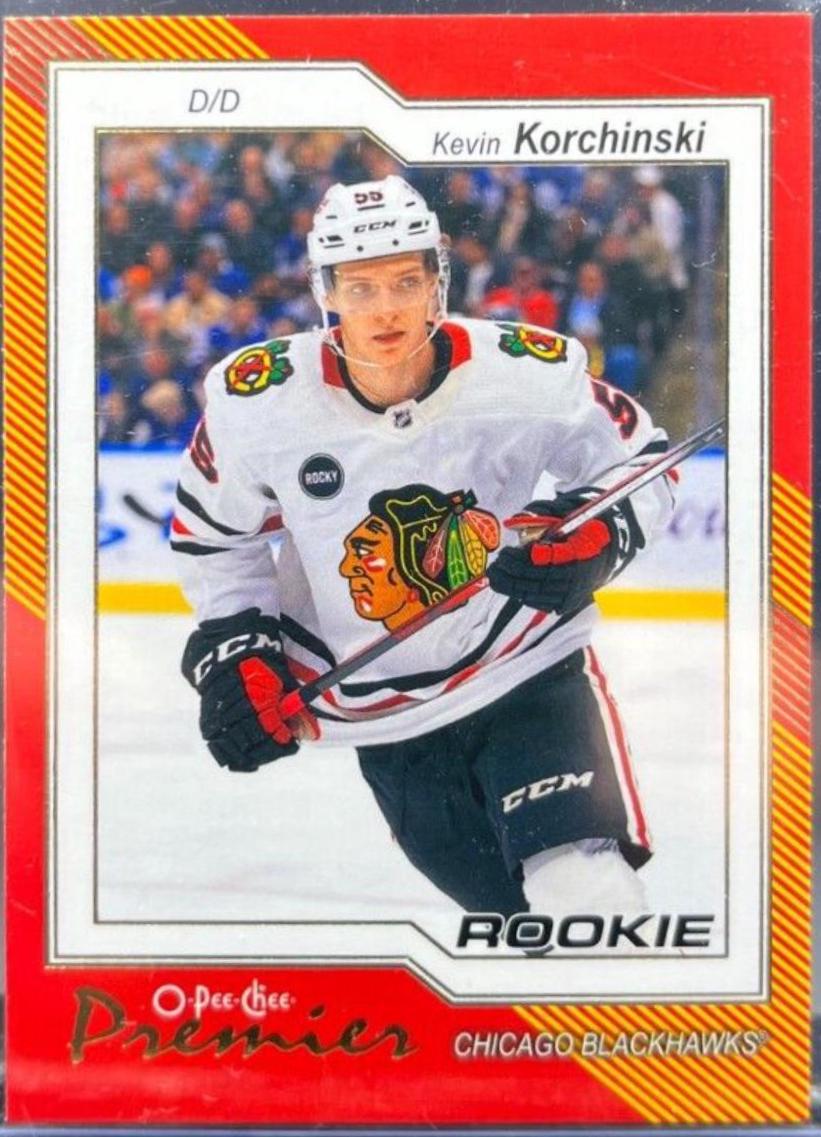 Kevin Korchinski #P-92 2023-24 O-Pee-Chee Hockey O-Pee-Chee Premier