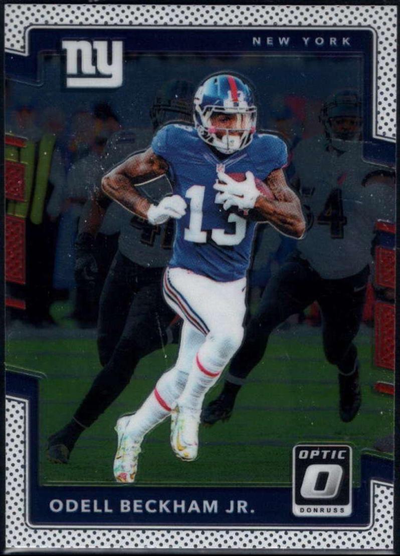 Odell Beckham Jr. #56 Football Cards 2017 Panini Donruss Optic