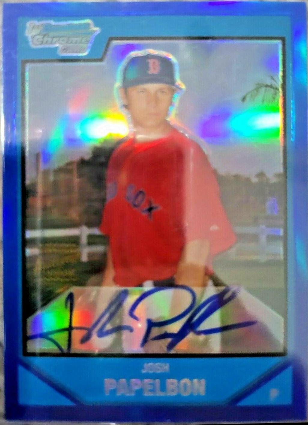 Josh Papelbon [Blue Refractor Autograph] #BC239