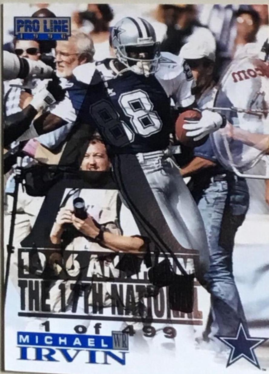 Michael Irvin #90 1996 Pro Line Football