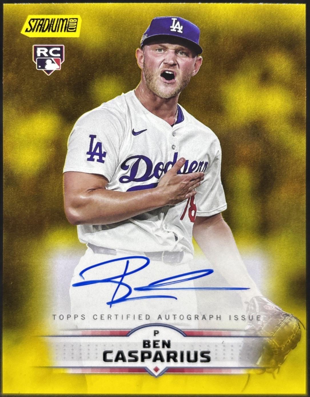 Ben Casparius [Yellow] #SCBA-BCA Prices | 2025 Topps Stadium Club ...