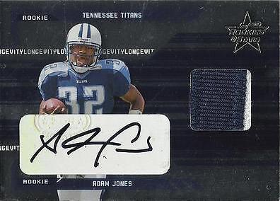 Adam Jones #251 2005 Leaf Rookies & Stars Longevity Football