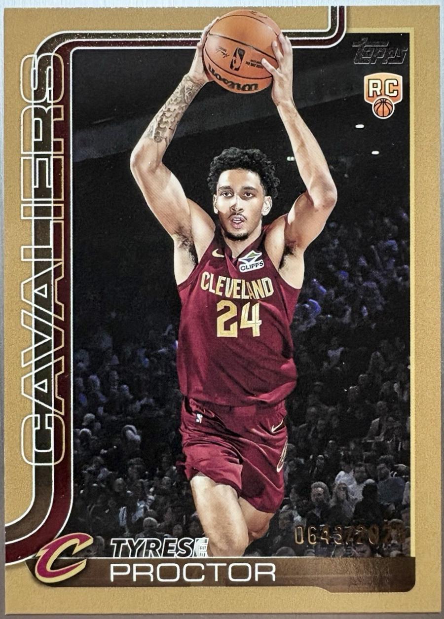 2025 Topps Tyrese Proctor [Gold] #250 card
