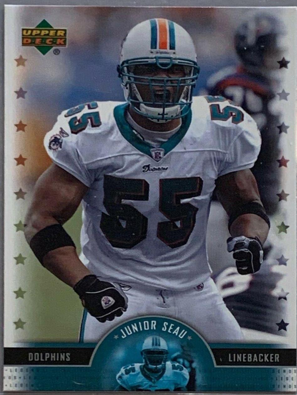 Junior Seau #25 Football Cards 2005 Upper Deck Legends