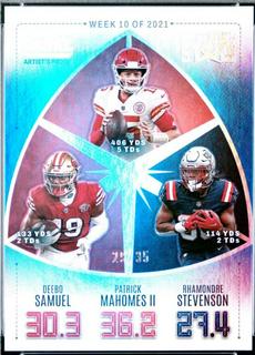 Deebo Samuel, Patrick Mahomes II, Rhamondre Stevenson