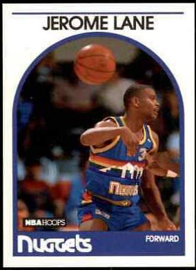 Jerome Lane #201 Basketball Cards 1989 Hoops