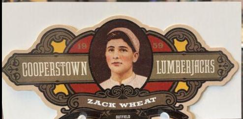 Zack Wheat #5 Baseball Cards 2013 Panini Cooperstown Lumberjacks Die Cut