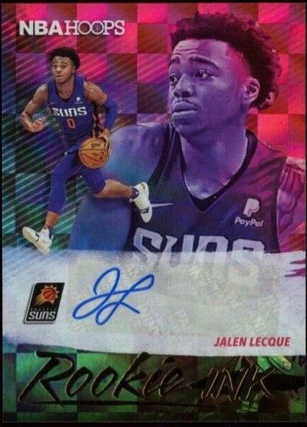 Jalen Lecque #JLL Basketball Cards 2019 Panini Hoops Rookie Ink Autographs