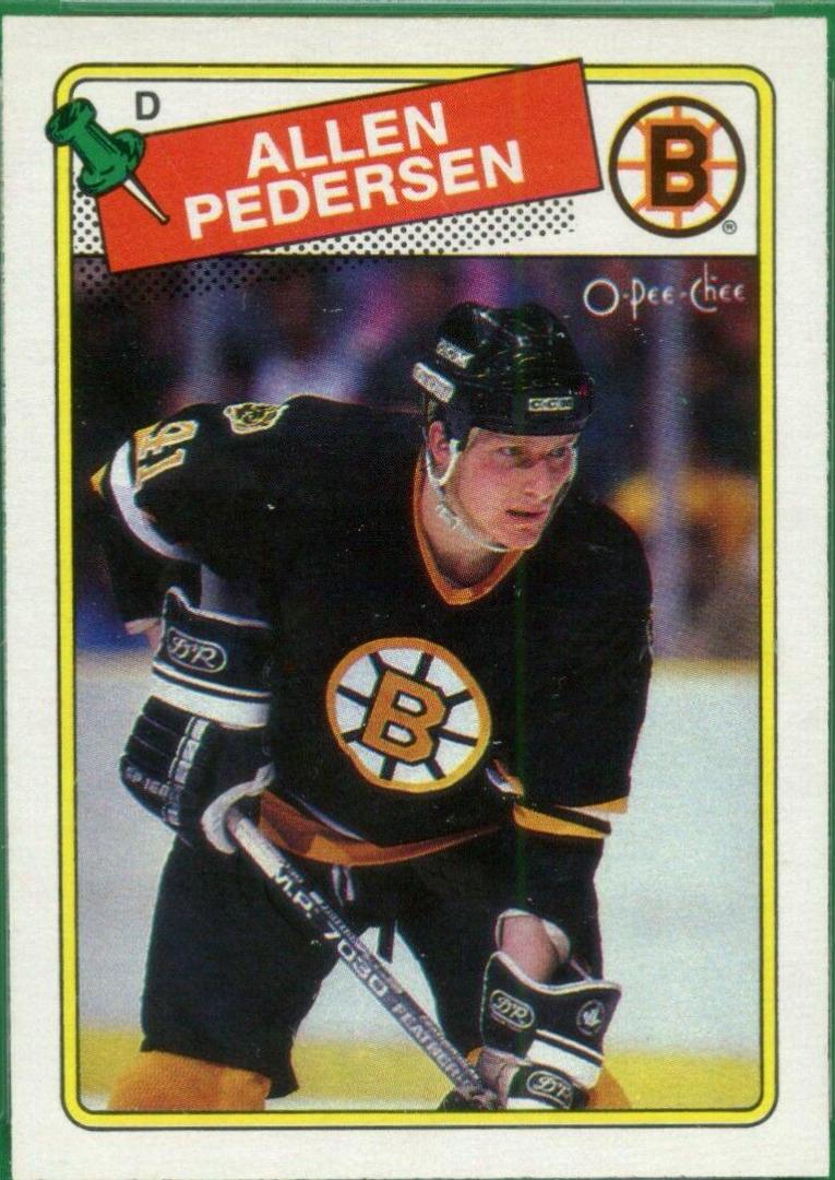 Allen Pedersen #103 Hockey Cards 1988 O-Pee-Chee