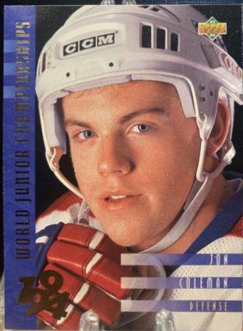 Jon Coleman #563 Hockey Cards 1993 Upper Deck