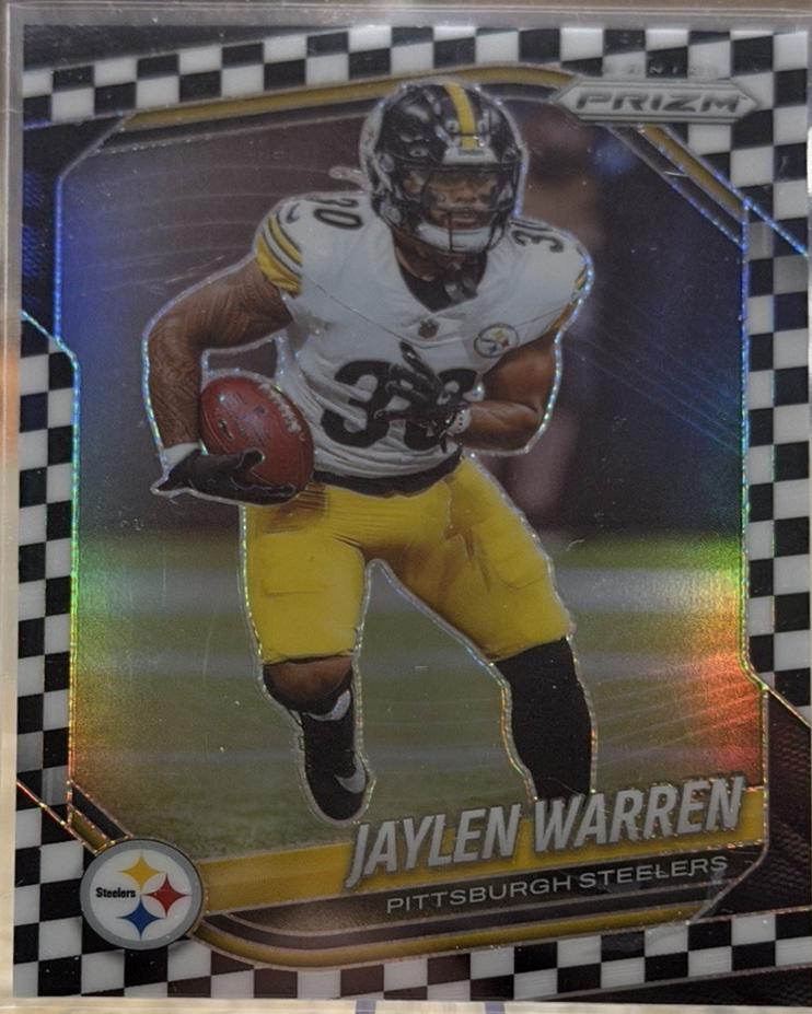 Jaylen Warren [Black White Checker] #293