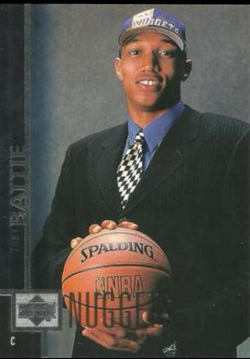 Tony Battie #30 Basketball Cards 1997 Upper Deck