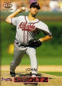 John Smoltz #10 Baseball Cards 1996 Pacific Crown Collection