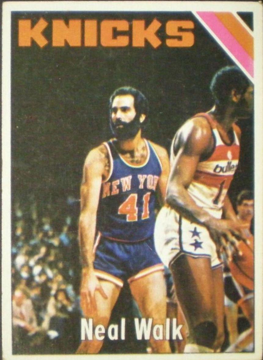 Neal Walk #19 Basketball Cards 1975 Topps
