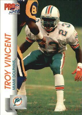 Troy Vincent #561 Football Cards 1992 Pro Set
