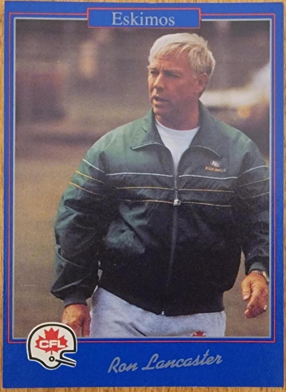 Ron Lancaster #25 1991 Jogo Cfl Football