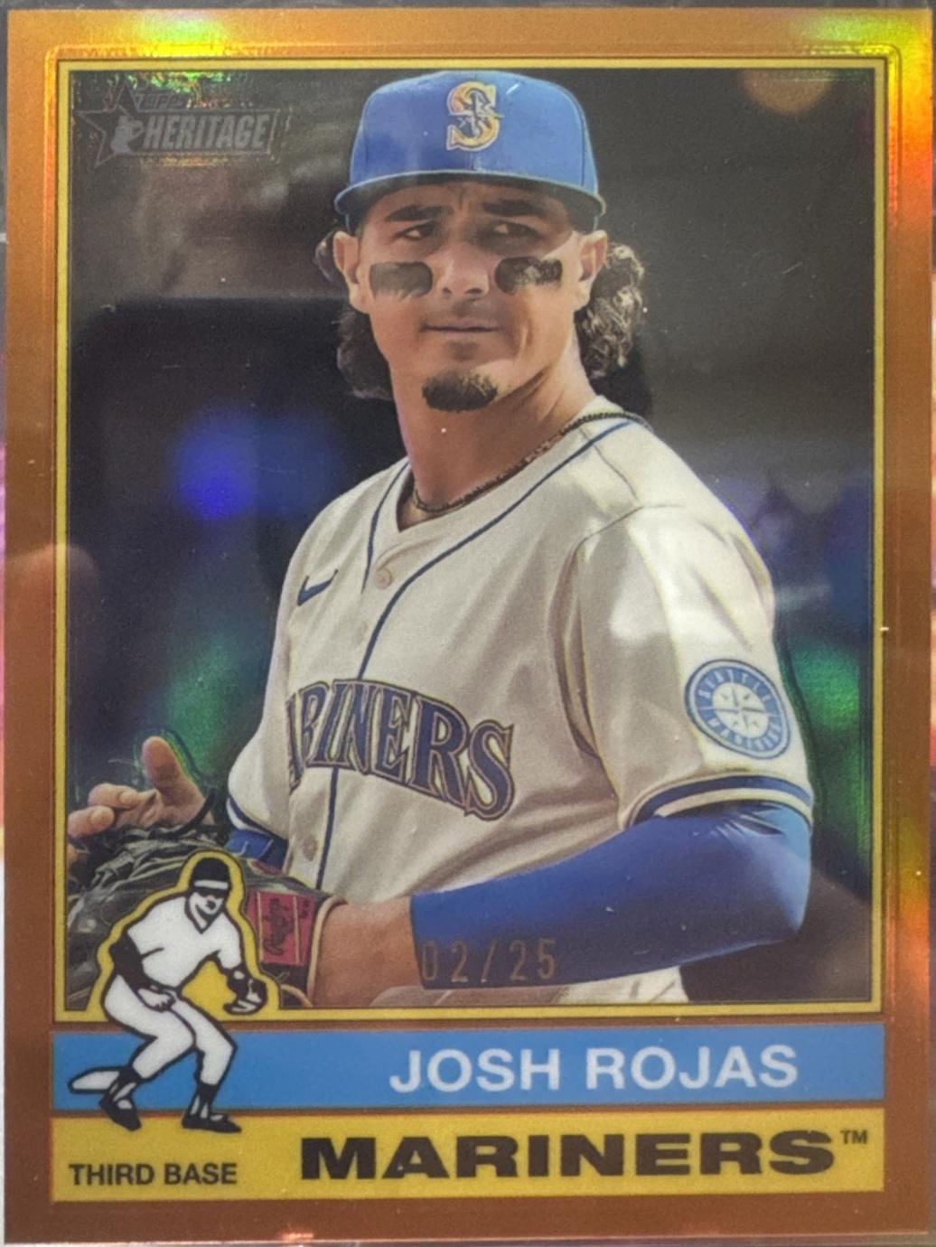 Josh Rojas [Orange Chrome Variation] #12