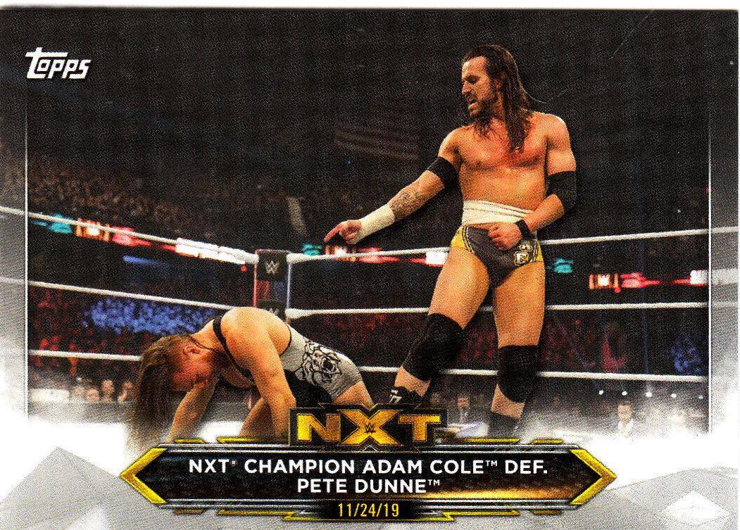 Adam Cole, Pete Dunne #64 Wrestling Cards 2020 Topps WWE NXT