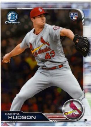 Dakota Hudson #24 Baseball Cards 2019 Bowman Chrome