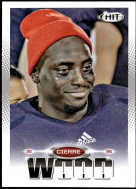 Cierre Wood #20 Football Cards 2013 Sage Hit