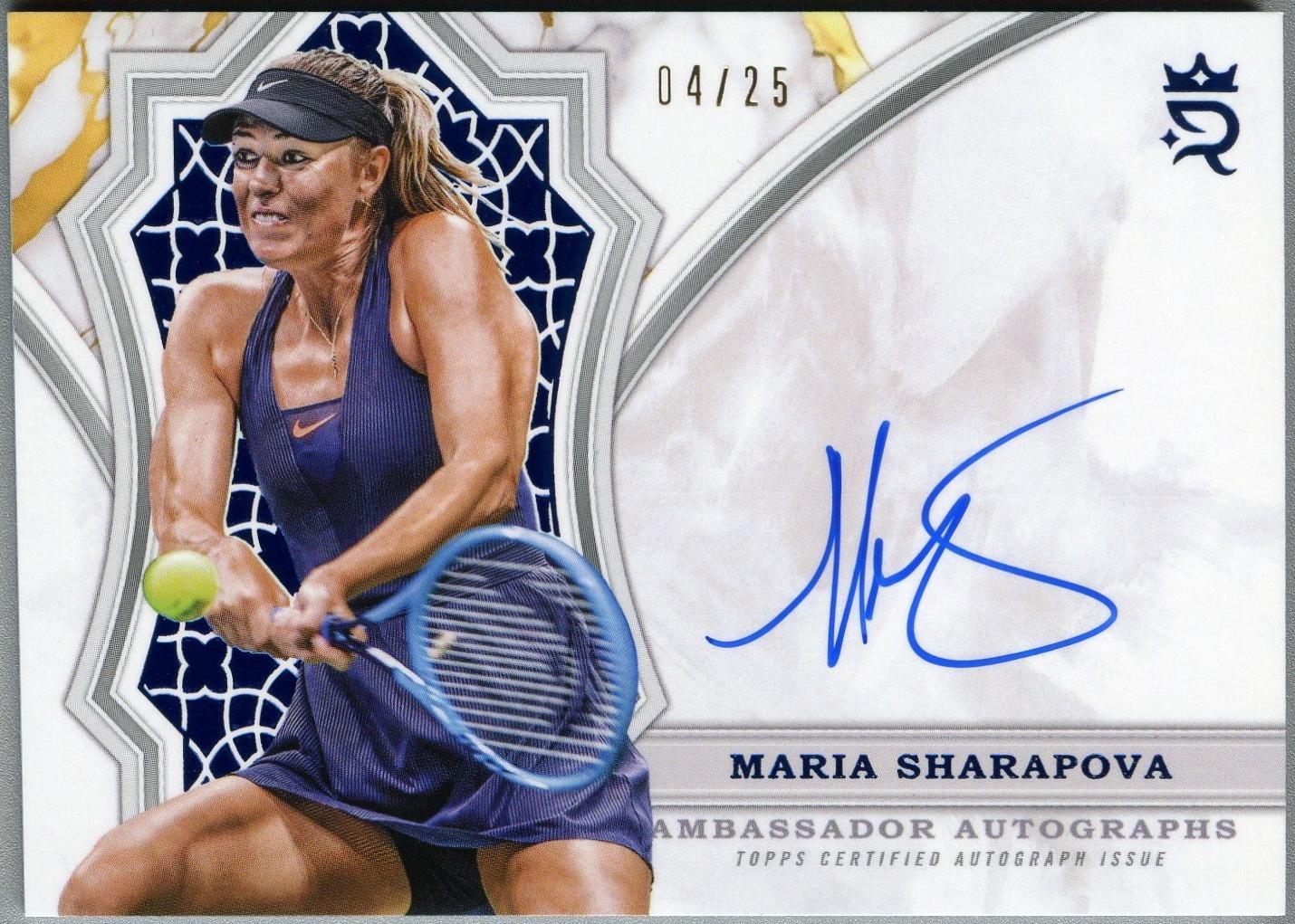 Maria Sharapova [Blue] #AA-MA Prices | 2024 Topps Royalty