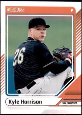 Kyle Harrison #63 Baseball Cards 2024 Donruss
