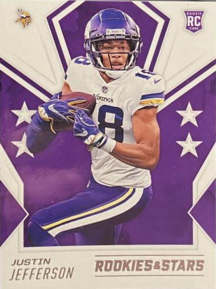 Justin Jefferson #122 Football Cards 2020 Panini Rookies & Stars