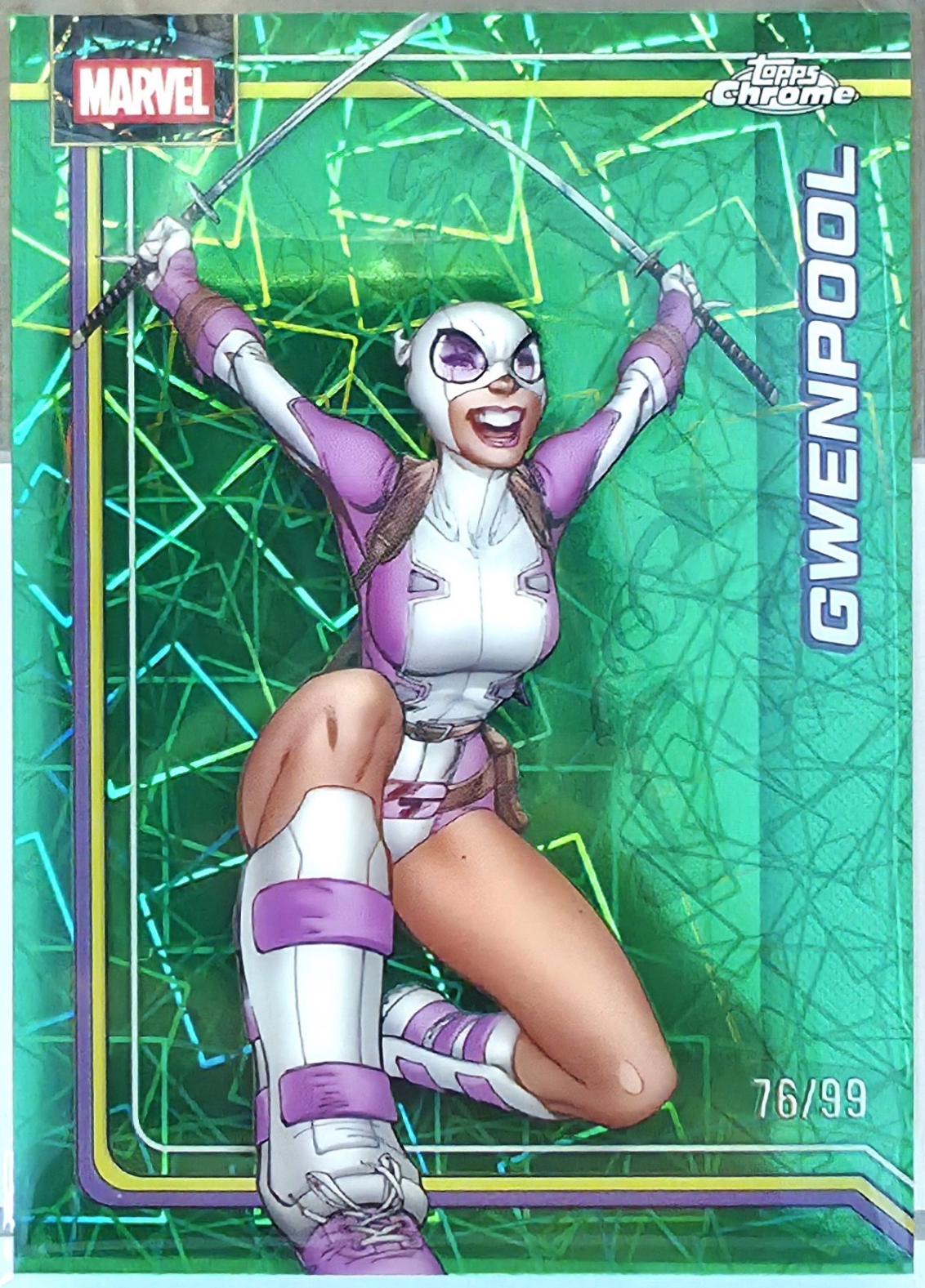 Gwenpool Hulk Green Lazer Refractor