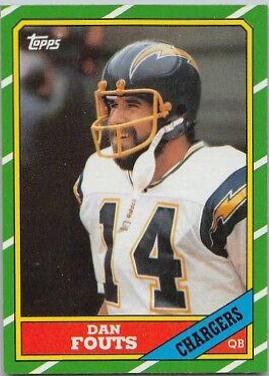 Dan Fouts #231 Football Cards 1986 Topps