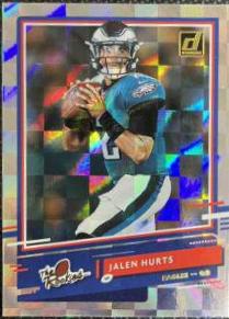 Jalen Hurts #TR-JAH Football Cards 2020 Panini Donruss the Rookies