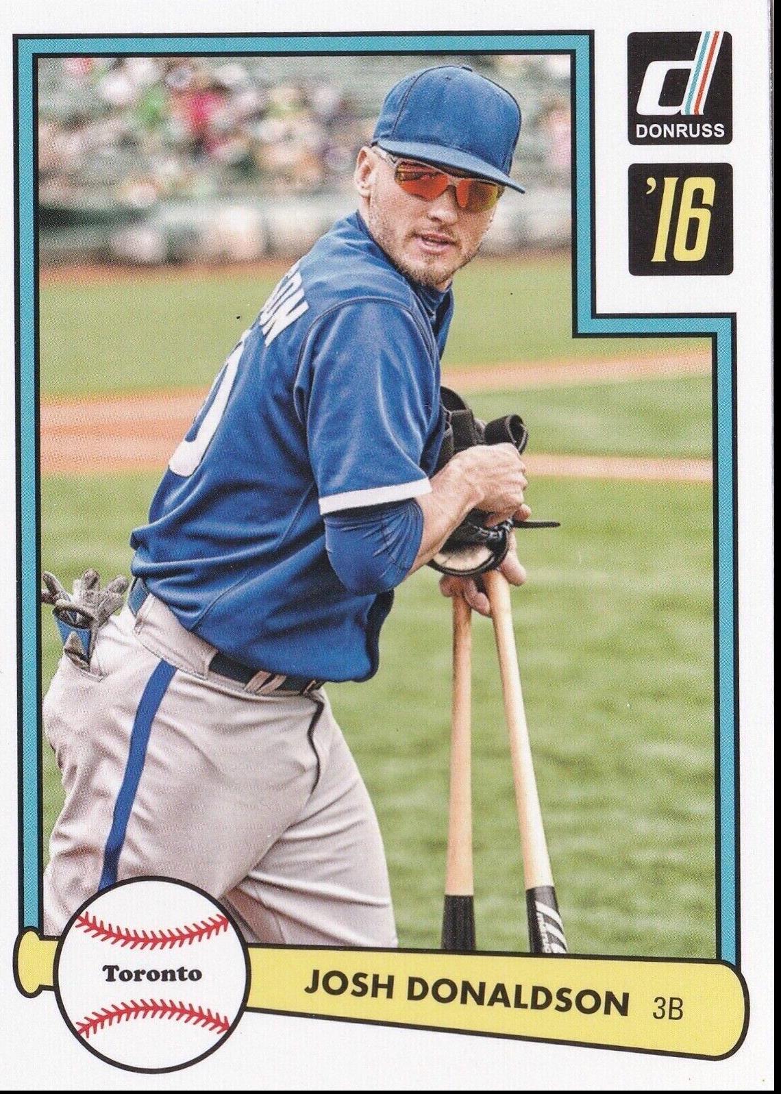 Josh Donaldson #2 Baseball Cards 2016 Panini Donruss 1982